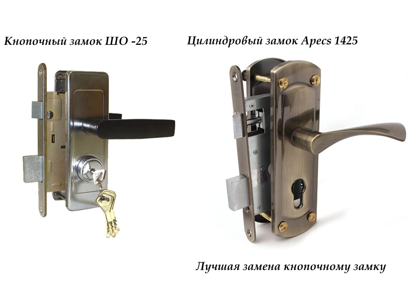 Замена кнопочного замка в Минске